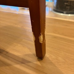 折りたたみ木製椅子の画像