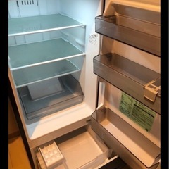 2ドアノンフロン冷凍冷蔵庫　MITSUBISHI　153L GR-V15BS(K) 2024年製　動作確認済みの画像
