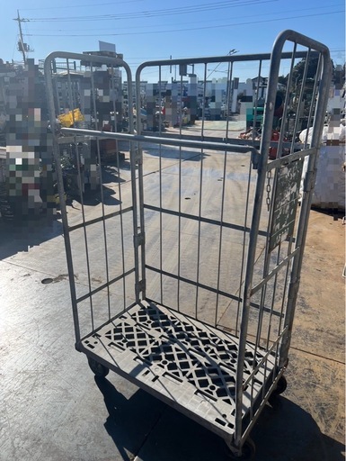 中古カゴ台車、業務用カゴ台車