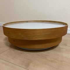 LEDシーリングライト　天然木の画像