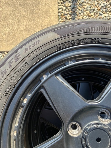 165/65R15タイヤホイールセット