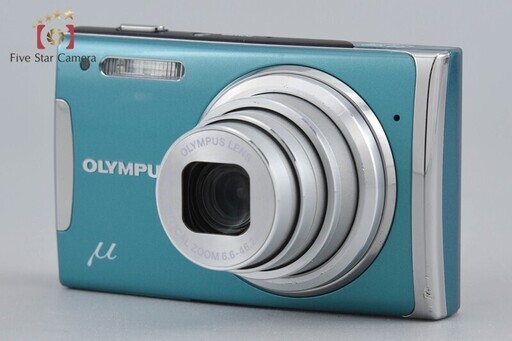 【中古】OLYMPUS オリンパス μ 1060 エメラルドグリーン コンパクトデジタルカメラ 元箱付き