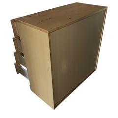 【ジ0204-02】天然木使用❗️美品‼️無印良品 パイン材4段チェストの画像
