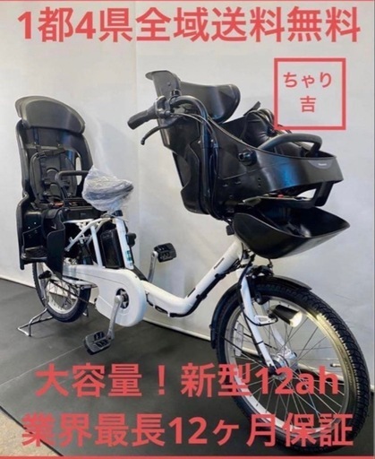 1年保証 新型　パナソニック　ギュットミニ　20インチ　人気　電動アシスト自転車