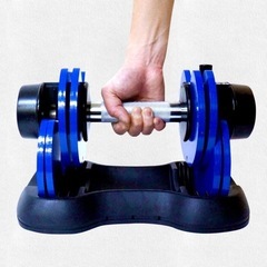 可変式ダンベル2個セット（台付き）の画像