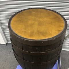 木製 樽型 バレル什器 店舗用 ディスプレイテーブル　ワイン樽の画像