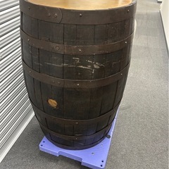 木製 樽型 バレル什器 店舗用 ディスプレイテーブル　ワイン樽の画像