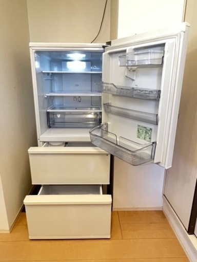 【2019年製】AQUA 272L 3ドア冷蔵庫 AQR-27G2｜ノンフロン｜奈良市引取限定