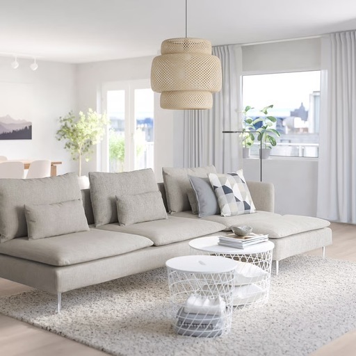 IKEA ソーデルハムン　L字ソファ