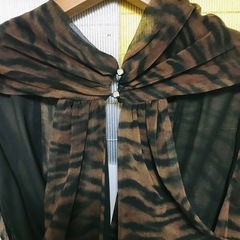 ザラ/ノースリーブアニマル柄ワンピース新品の画像