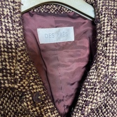 【美品】TOMORROWLANDのジャケット　ツイードの画像