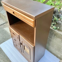 木製　キャビネット チェスト レンジラック 絵本ラック　☆配送応相談☆の画像