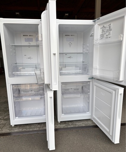 ニトリ 140L 霜取り不要 2ドア冷蔵庫（WH）2台あり ? 配達可能 / ?️ あんしん保証あり