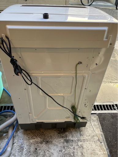【中古】アイリスオーヤマ ITW-80B01-W 洗濯機 本体
