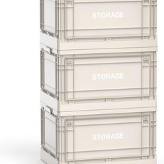 【新品1個】収納ボックス 折りたたみ式 大容量 コンテナボックス 蓋付き  の画像