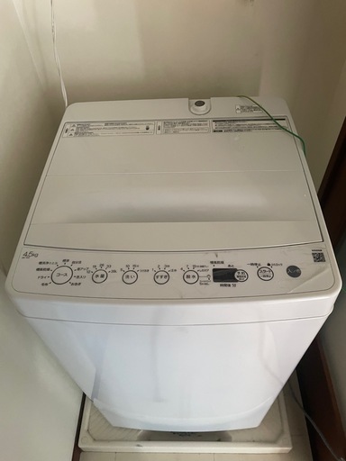 ハイアール 全自動電気洗濯機 BW-45A 4.5Kg 2024年