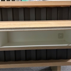 店舗用 木製カウンター 幅150cm 間接照明付き　受付　店舗什器の画像