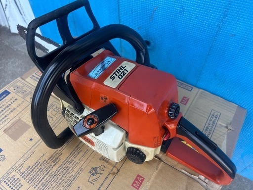 STIHL エンジンチェンソー 021 プロ機 35.2cc アンドレアススチール 日本向特別仕様　レア 希少　スチール　切断機　山師　倒木　チェンソー チェーンソー 宮崎　動画あり