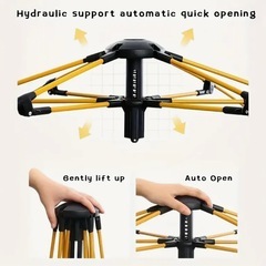 【新品・未使用】ワンタッチテント／設営簡単／2〜3人用の画像