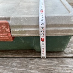 収納BOX　アイリスオーヤマ　RVBOX 1150F グレー/ダークグリーンの画像