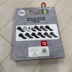 靴下のアドベントカレンダーの画像