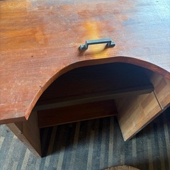 彫金机 作業台 木製 3人用の画像