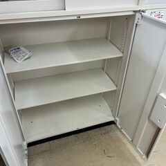 【リサイクルショップどりーむ荒田店】No.6229 オフィス用棚 カギ付きです。の画像