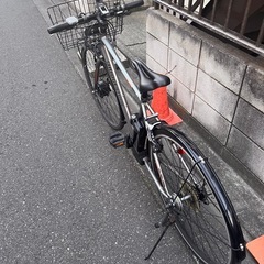 【美品/付属品多数】ブリヂストン TB1e 電動クロスバイク / 回生充電・長距離モデル / 快適サドルに交換済みの画像