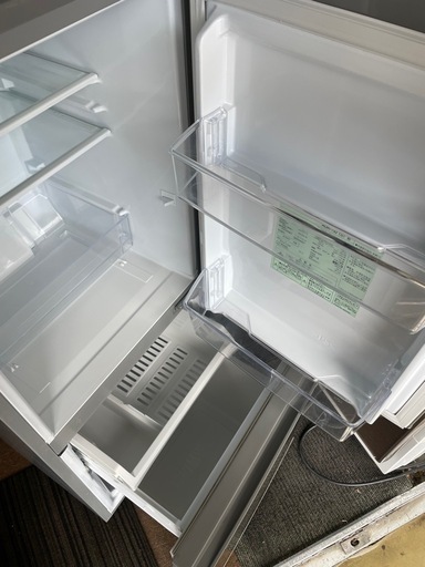 北九州市内配送無料　保証付き アクアAQR-13J-S 冷蔵庫 ブラッシュシルバー [126L /2ドア /右開きタイプ]