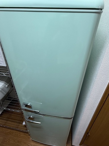 レトロ冷蔵庫130L