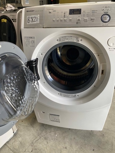 NO B821?福岡市内配送設置無料✨?ES-H10C-WL ドラム式洗濯乾燥機 ホワイト系 [洗濯10.0kg /乾燥6.0kg /