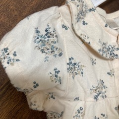 tete a tete テータテート 2way カバーオール 花柄 淡色 半袖 50〜70cmの画像