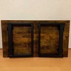 折りたたみ式ヴィンテージローテーブルの画像