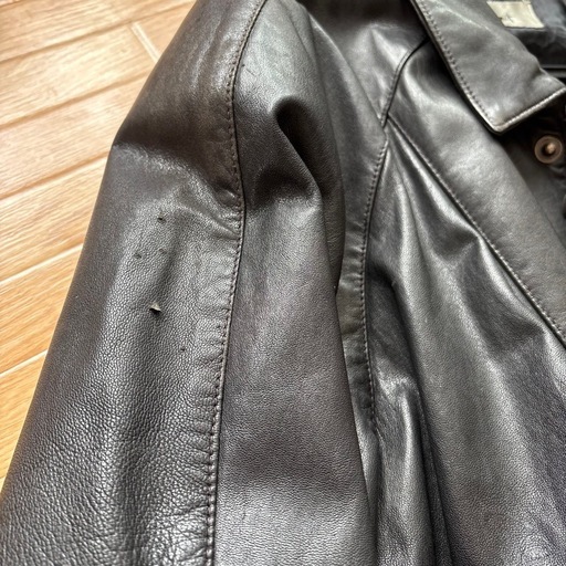 黒レザーアウター
