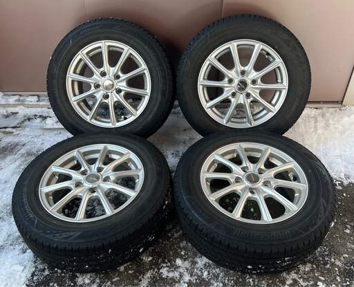 195/65R15 タイヤホイールセット ブリジストン VRX3 15インチ 21年製