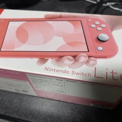 Switch lite ピンク　SD 128GB付きの画像