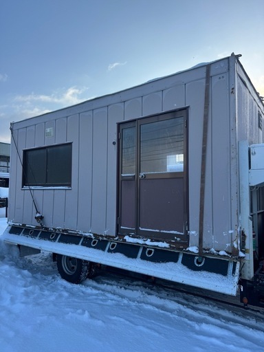 【訳有り売切】北海道旭川市エリア限定販売！ナガワ製 プレハブ 現状品 横幅5400 奥行2500 高さ2520