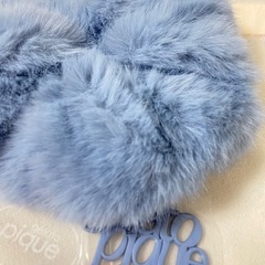 【未使用】ジェラートピケ ファーシュシュ ふわふわの画像