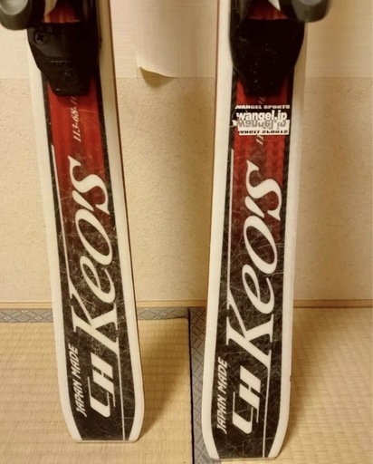 【名機】OGASAKA オガサカ Keo's 160cm マーカービンディング スキー板 TRIUN KEOS ケオッズ