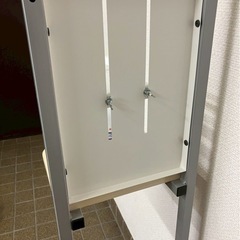 アルコール消毒液 ポンプスタンド AS-01 林製作所 盗難防止金具付きの画像