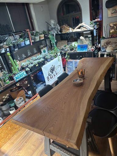 無垢一枚板テーブル
