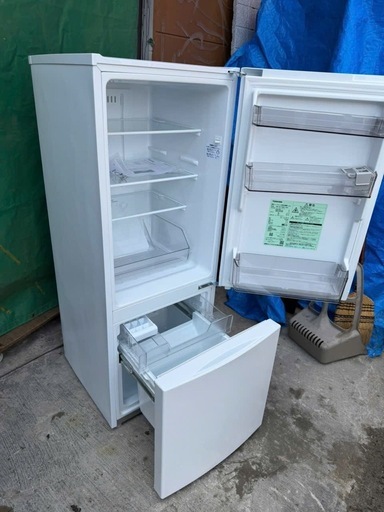 NO B796?福岡市内配送設置無料✨?東芝 冷蔵庫 幅47.9㎝ 153L GR-W15BS(W) 2ドア 自動霜取り 右開きタイプ