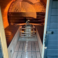 元値120万　本格バレルサウナ　（電気式・TV付）愛川町半原・現地解体できる方の画像