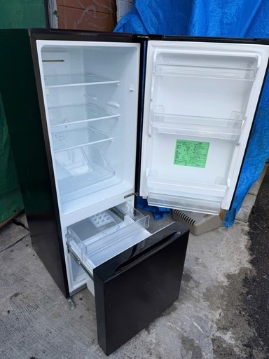 NO B797?福岡市内配送設置無料✨?yselect YRZF15J ヤマダオリジナル ２ドア冷蔵庫 (156L・右開き)  202