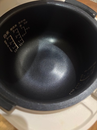 シャープ　炊飯器　3合炊き