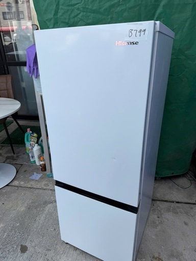 NO B799?福岡市内配送設置無料✨?ハイセンス 冷蔵庫 幅48.1cm 162L 自動霜取り 一人暮らし スリム 大容量冷蔵室 耐