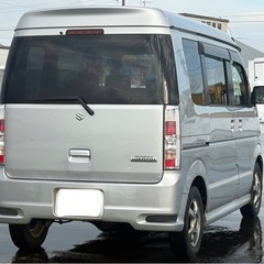 エブリーワゴン[4WD/ターボ/車検2年付/両側電動ドア/ ナビ/ ETC]の画像