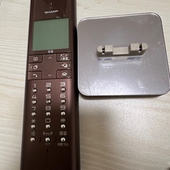 SHARP 電話機 JD-XF1CL-T コードレスの画像
