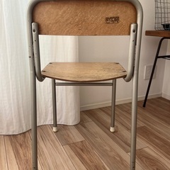 学校の椅子 古道具   昭和レトロ の画像