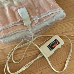未使用品　ホットブランケット　電気毛布　シングルサイズの画像